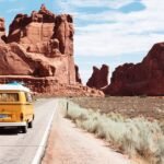Travel packing scene with luggage and trip planning
